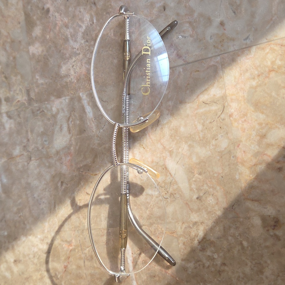 Dior Women's Glasses in Gold and Silver - Picture 2 of 6